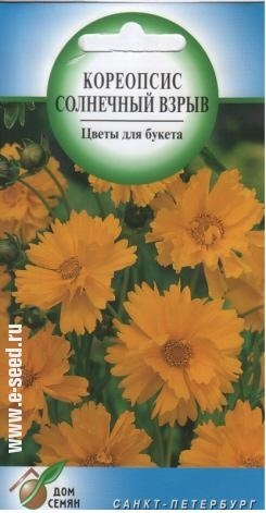 Кореопсис_Солнечный взрыв_45_шт._Дом Семян С-П