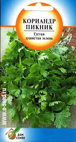 Кориандр (кинза)_Пикник_90_шт._Дом Семян С-П