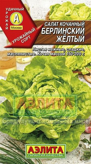 Салат_Берлинский Желтый (кочан)_0,5_г._Аэлита