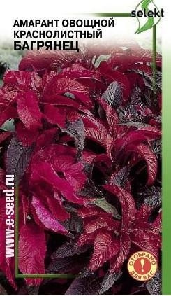 Амарант_Багрянец (овощной красный)_100_шт._Дом Семян С-П