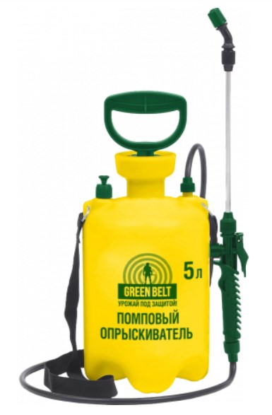 ПОМПОВЫЙ ОПРЫСКИВАТЕЛЬ 5 литров с штангой