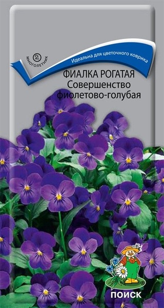 Фиалка_Совершенство фиолетово-голубая (рогатая)_0,1_г._Поиск