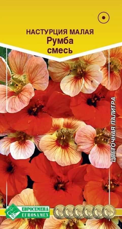 Настурция_Румба см (Цветочная Палитра)_0,04_г._ЕВРОСЕМЕНА
