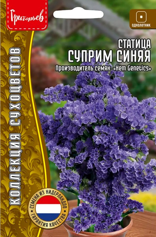 Статица (лимониум)_Суприм Синяя б/ф_20_шт._Григорьев