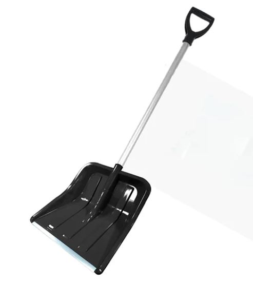 Лопата снег. пластмассовая АКРОНИС с алюминиевым черенком и V-руч.