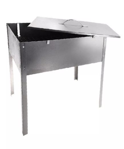 Мангал-коптильня Эконом без шампуров ( коробка )