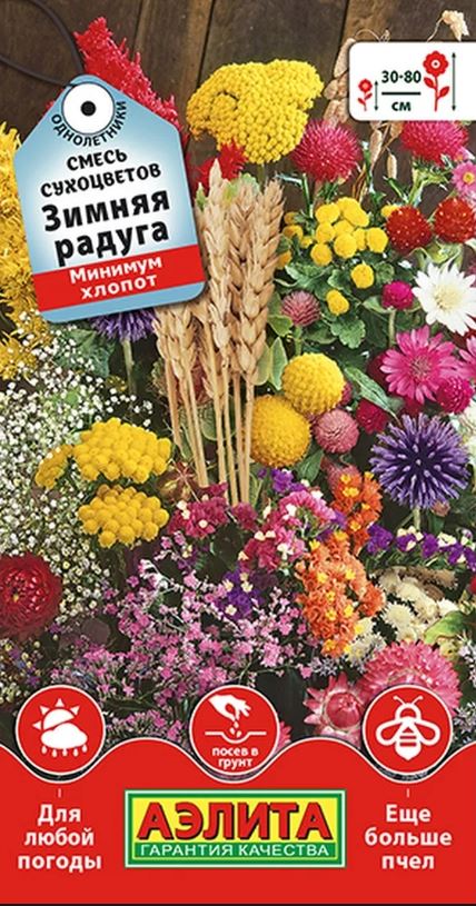 Смесь_Сухоцветов (Зимняя сказка/Статица) б/ф_0,04_уп._Аэлита Э