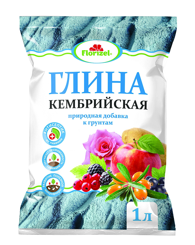 Глина кембрийская голубая, 1л - Florizel