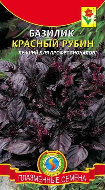 Базилик_Красный Рубин (фиолетовый)_0,04_г._Плазменные семена