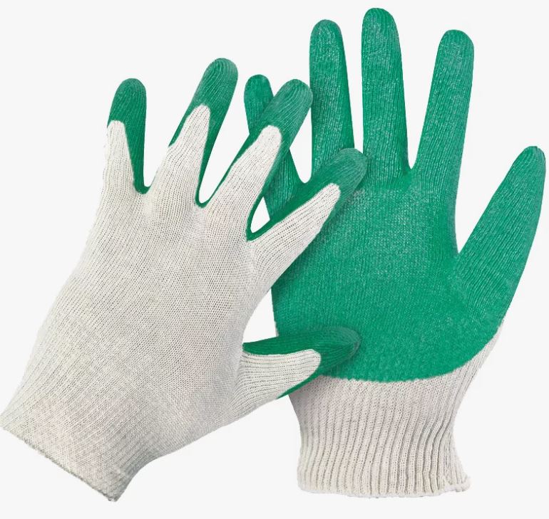 ПЕРЧАТКИ х/б с латексным покрытием 13 кл