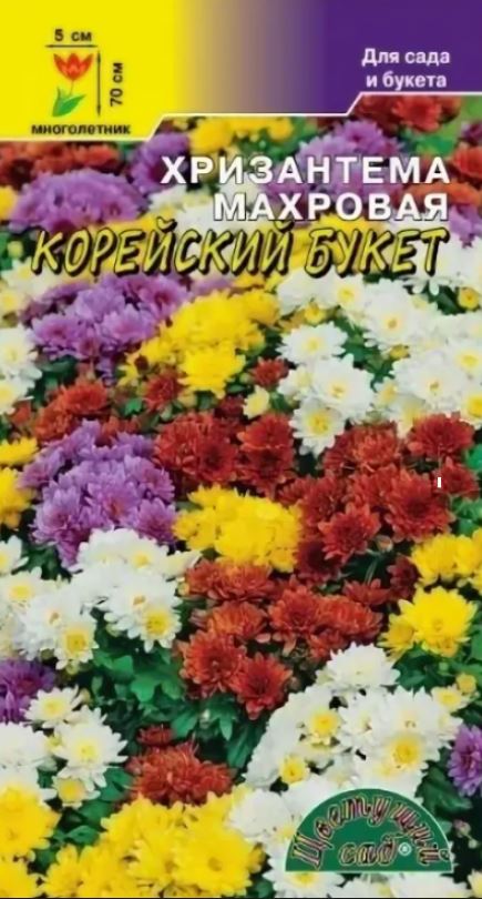 Хризантема_Корейский букет махр см_0,04_г._Цветущий Сад