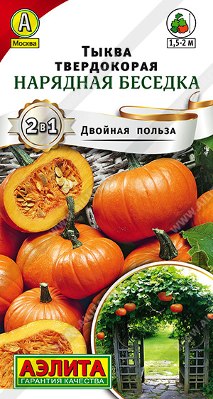 Тыква_Нарядная Беседка (Двойная польза)_2_г._Аэлита