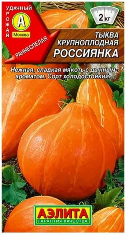 Тыква_Россиянка_1_г._Аэлита