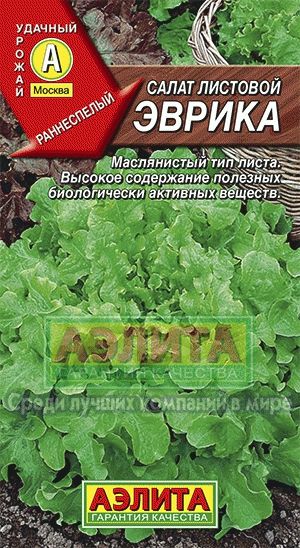 Салат_Эврика (лист)_0,5_г._Аэлита