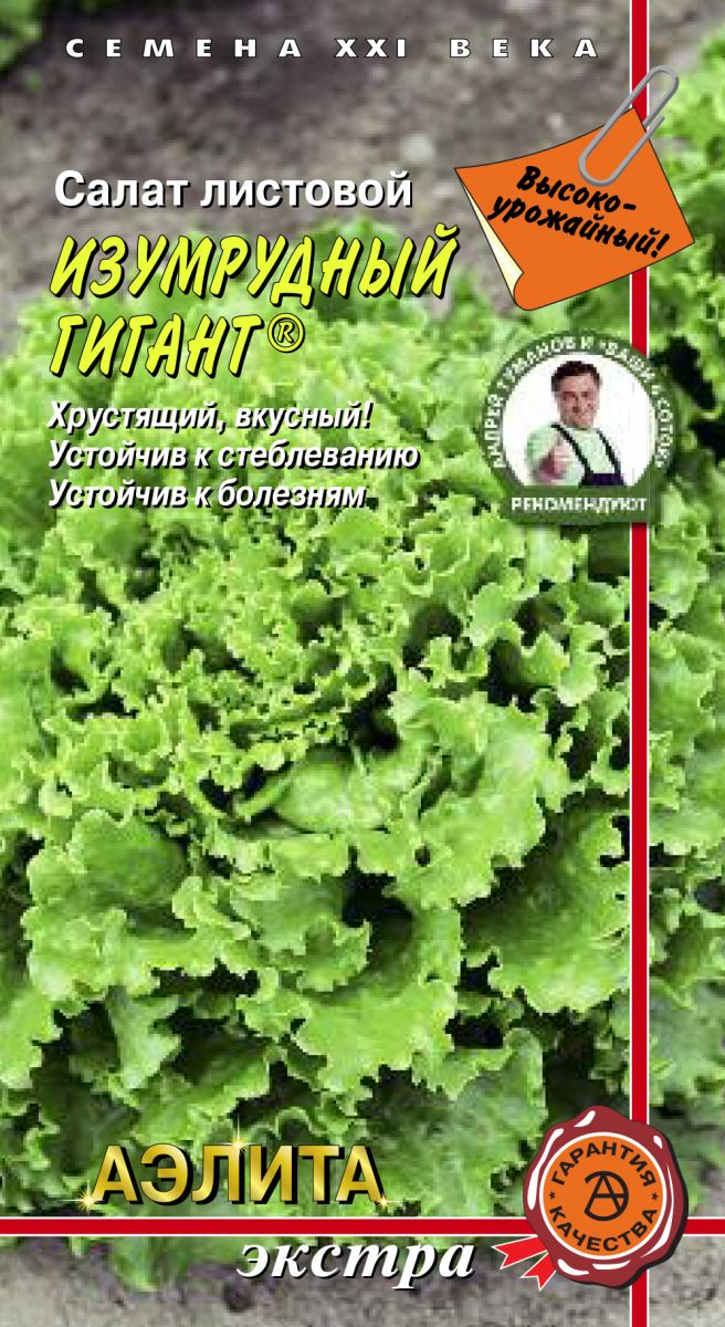 Салат_Изумрудный гигант (кочан)_0,5_г._Аэлита Э