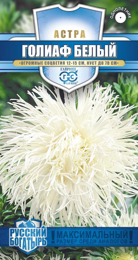 Астра_Голиаф белый (игольчатая) (Русский богатырь)_0,3_г._Гавриш