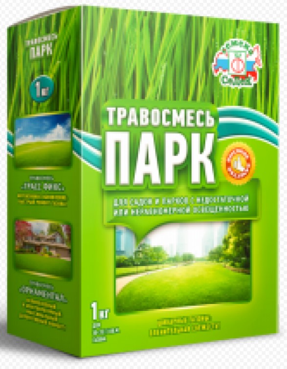 Газонная трава_Парк mix/0,5кг (коробка)_0,5_кг._Седек