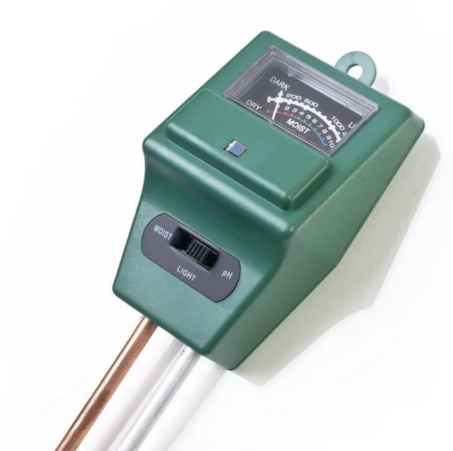 ИЗМЕРИТЕЛЬ КИСЛОТНОСТИ pH почвы электронный 3 в 1