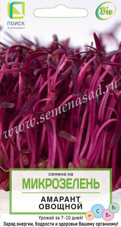 Микрозелень_Амарант овощной_1_г._Поиск