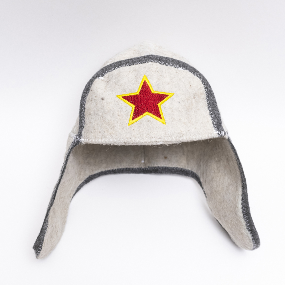 Ушанка комбинированная