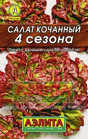 Салат_4 сезона (кочан)_0,5_г._Аэлита