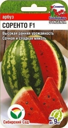 Арбуз_Соренто F1_3_шт._Сибирский Сад