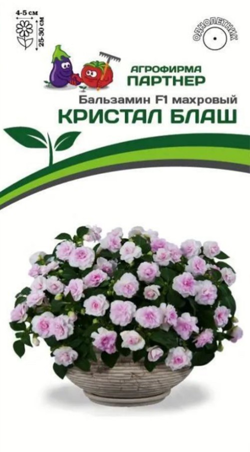Бальзамин_Кристал Блаш F1 (махровый )_5_шт._Партнер
