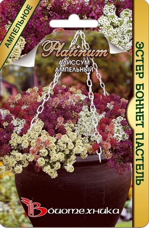 Алиссум (лобулярия)_Эстер Боннет Пастель см (амп)_0,04_шт._Биотехника