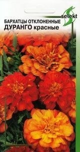 Бархатцы (тагетис)_Дуранго красный_10_шт._Дом Семян С-П