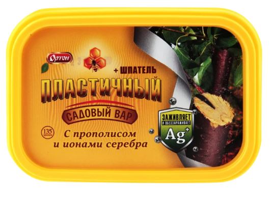 ВАР САДОВЫЙ ПЛАСТИЧНЫЙ, контейнер 135 г, / 18 шт.