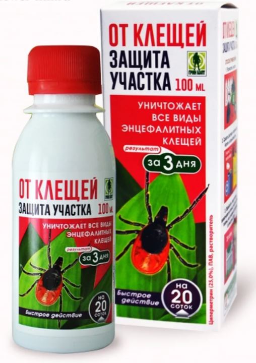 ЗАЩИТА от Клещей флакон 100 мл в коробке
