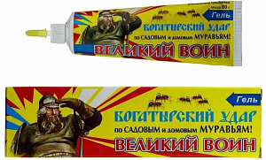 Великий Воин  гель от САДОВЫХ муравьев туба 80гр (45) ВХ
