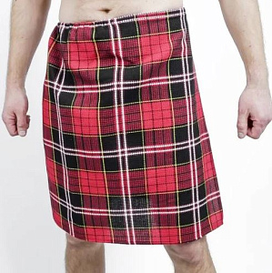 Килт купальный Шотландка (вафельный) ТН ВЭД 6207999000