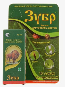 Зубр 10 мл с дозатором 60 шт/кор