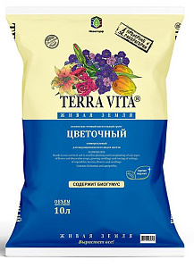 ЖИВАЯ ЗЕМЛЯ (цветочная) 10 л Торфогрунт
