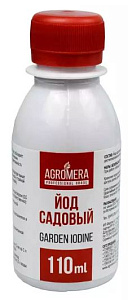 АГРОМЕРА Йод Садовый 110мл/Мера/32/1ч.л. на 10л.в, дезинфекция теплиц, инвентаря, спилы деревьев, подкормка, шт