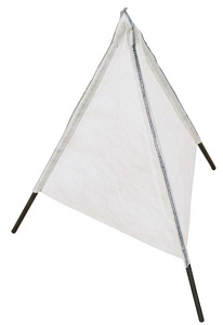 Колпак для зимнего укрытия на металлических дугах в ПВХ (H - 115 см, D - 27 см)