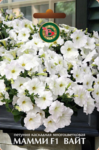 Петуния_Мамми F1 Вайт многоцв (каскад)_5_шт._Биотехника