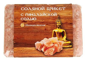 Соляной брикет "Соляная баня с Гималайской солью" 1,35 кг
