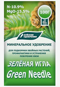 ЗЕЛЕНАЯ ИГЛА 100г водорастворимое удобрение