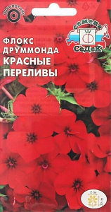 Флокс_Красные переливы (друммонда, низкорослый, ярко-красный)_0,04_г._Седек