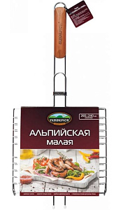 Решетка для барбекю Альпийская малая 4 секции (265 х 240 мм), ПИКНИЧОК