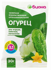 Водорастворимое удобрение  Биона - Огурец, 30г,