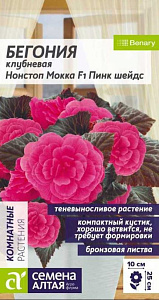 Бегония_Нонстоп Мокка F1 Пинк шейдс (клубневая)_0,04_шт._Семена Алтая