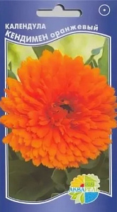 Календула (ноготки)_Кендимен Оранж_20_шт._Акварель