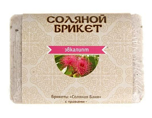 Соляной брикет "Соляная баня с Алтайскими травами "Можжевельник" вес 1,35 кг