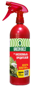 пестицид Искра золотая  PROSTO, ВР (0,1 г/л имидаклоприда) (фл 900 мл) GREEN BELT - 12 шт/кор /14601826019448/