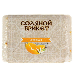 Соляной брикет "Соляная баня с цедрой апельсина" 1,35 кг