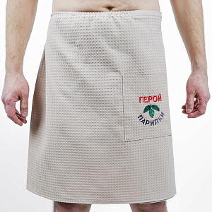 Килт купальный с рисунком (банная тематика)  ТН ВЭД 6207999000