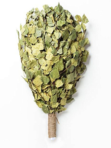 Веник березовый ПРЕМИУМ+ ручка джут